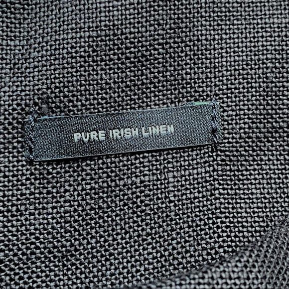 NWT Talbots Pure Irish Linen Shift Black Dress Size 2P - Picture 3 of 9